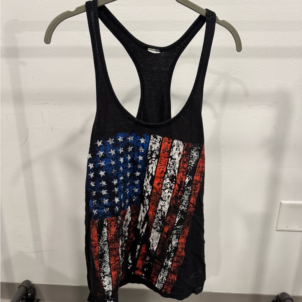 Patriotic Flag Tank Top